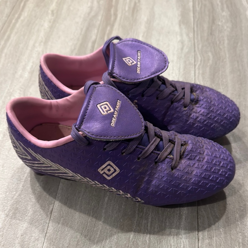 Dream Paris Purple and Pink Soccer Cleats